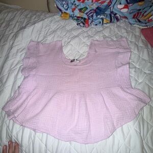 Charlotte Avery light purple/pink Textured Top